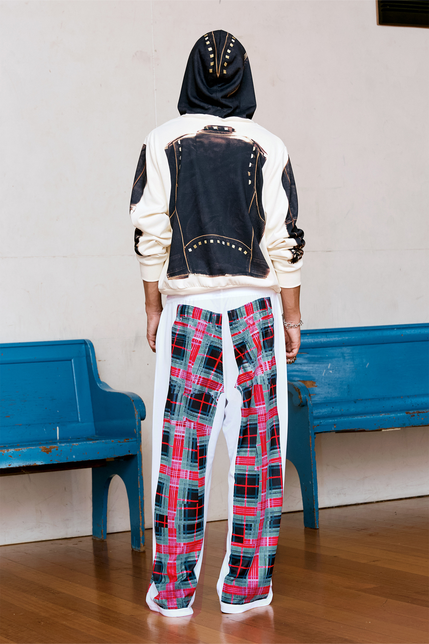 The Tartan Tracksuit Pants – Hot Pink