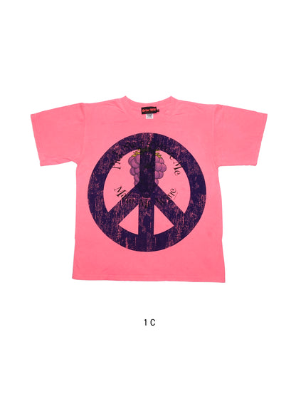The Peace Tee | Bubblegum