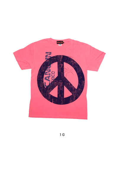 The Peace Tee | Bubblegum