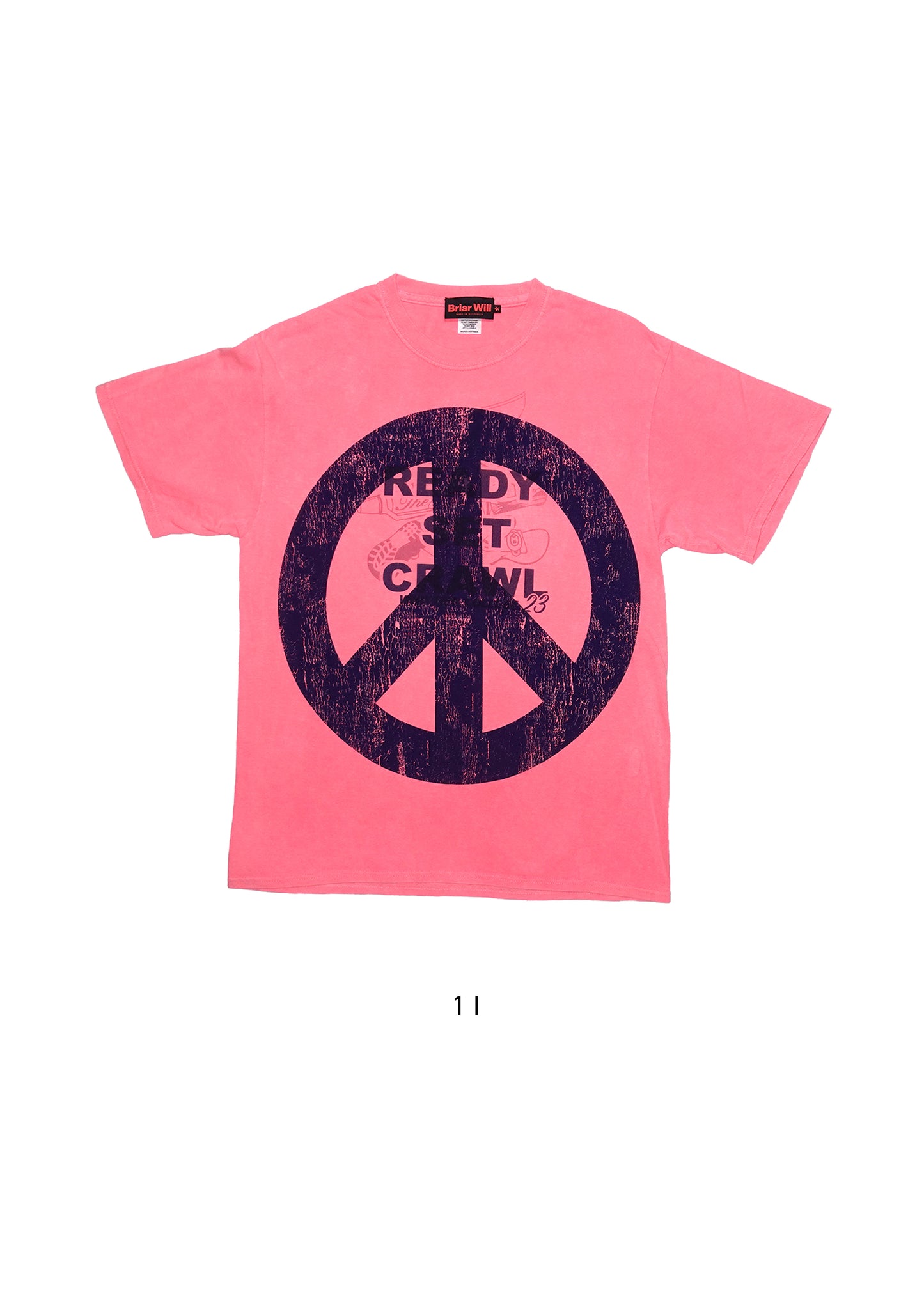 The Peace Tee | Bubblegum