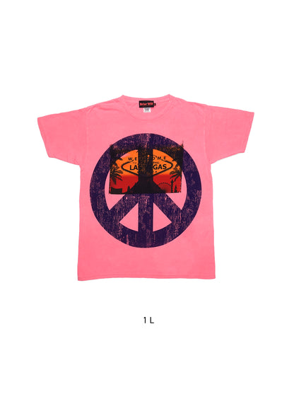 The Peace Tee | Bubblegum