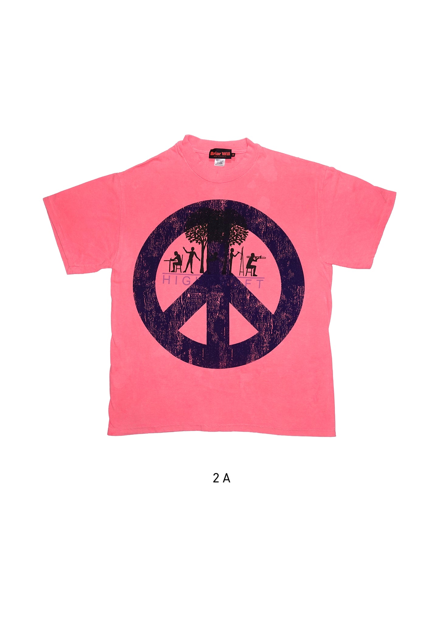 The Peace Tee | Bubblegum