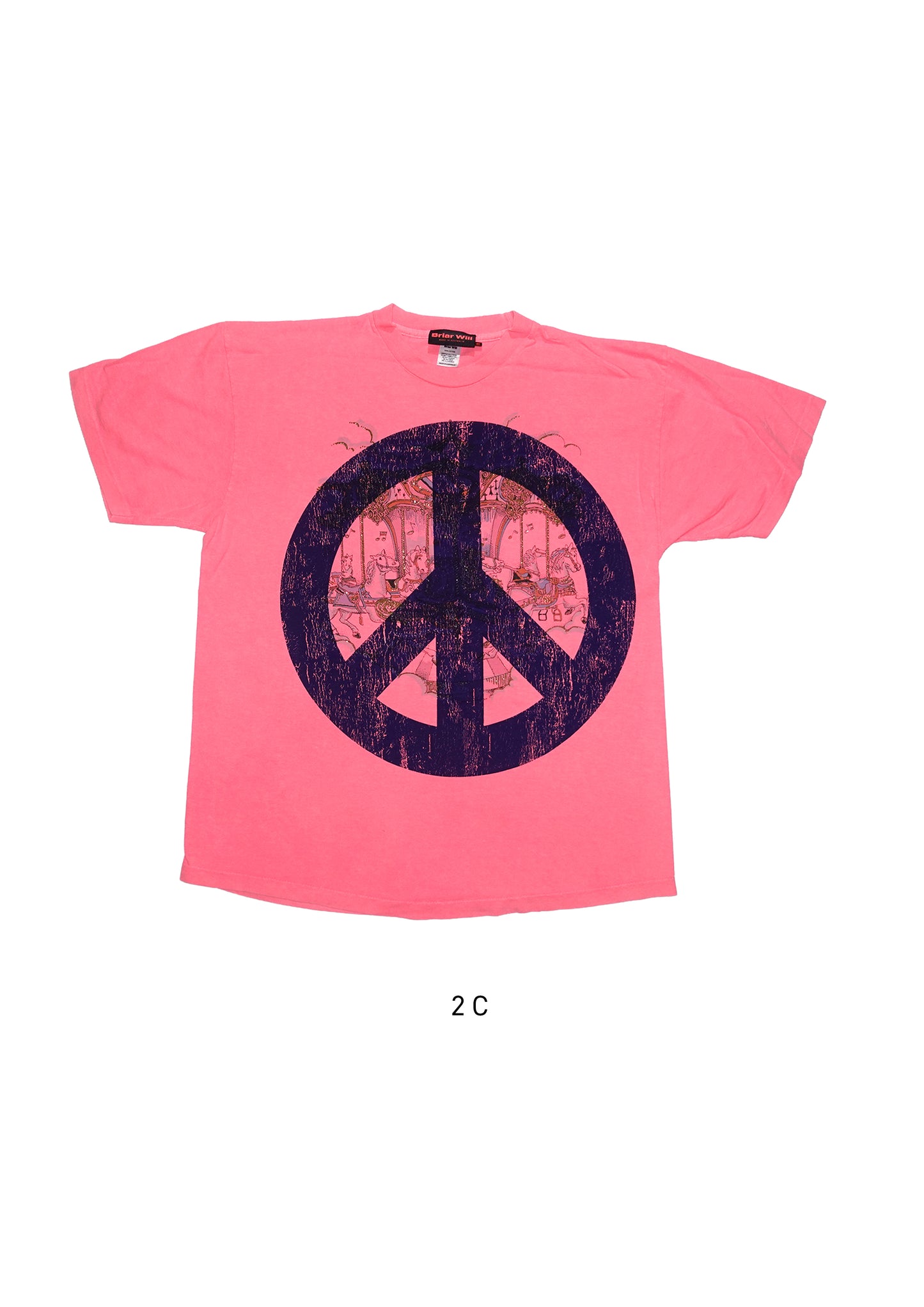 The Peace Tee | Bubblegum