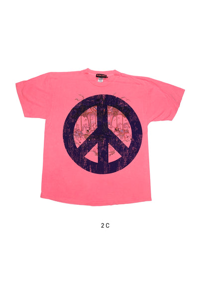 The Peace Tee | Bubblegum