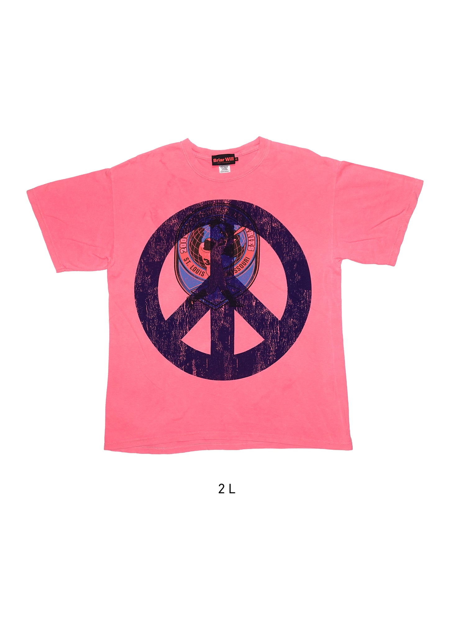 The Peace Tee | Bubblegum
