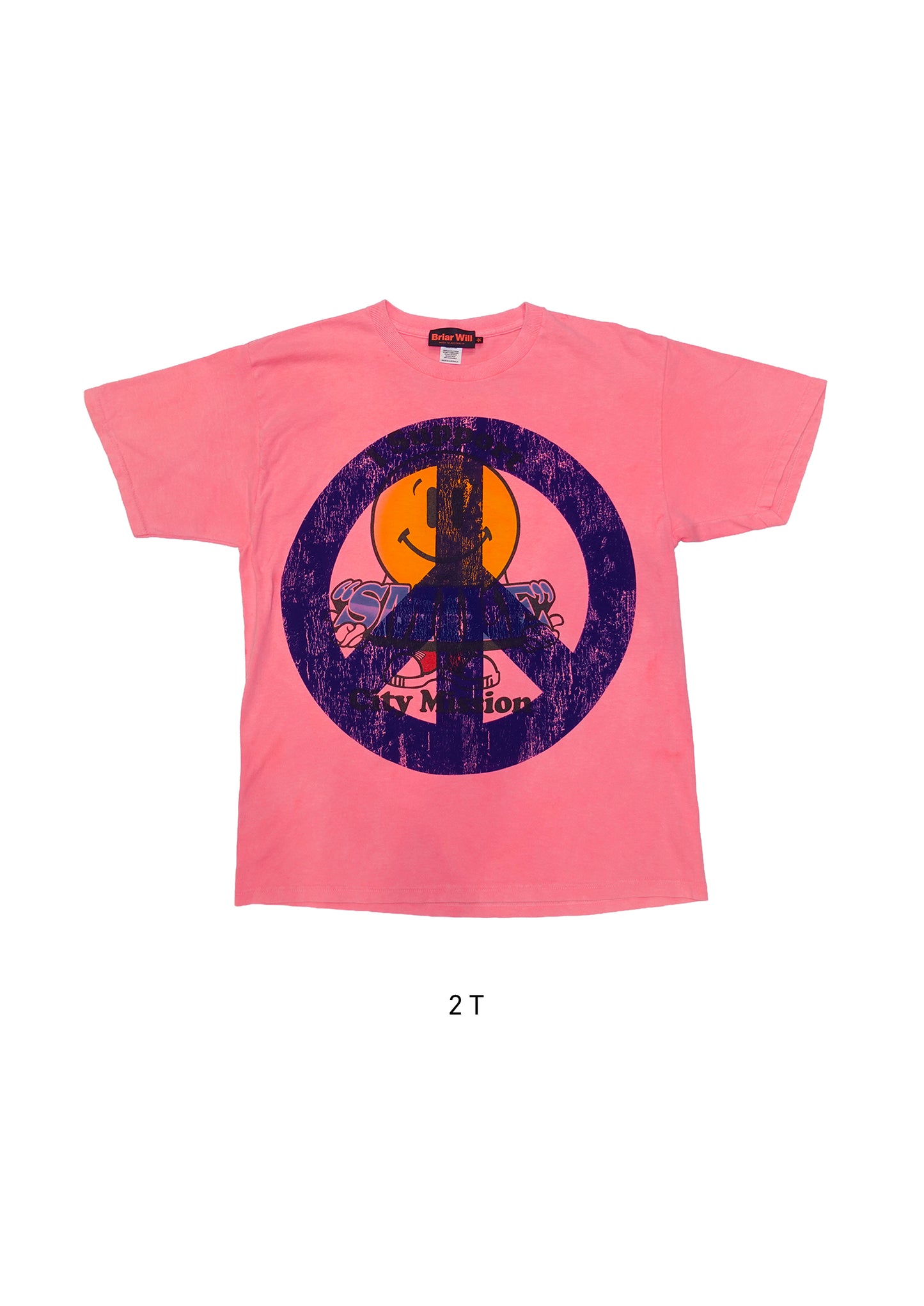 The Peace Tee | Bubblegum