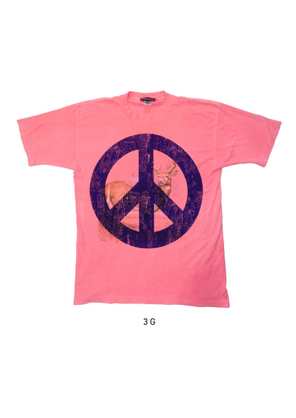 The Peace Tee | Bubblegum