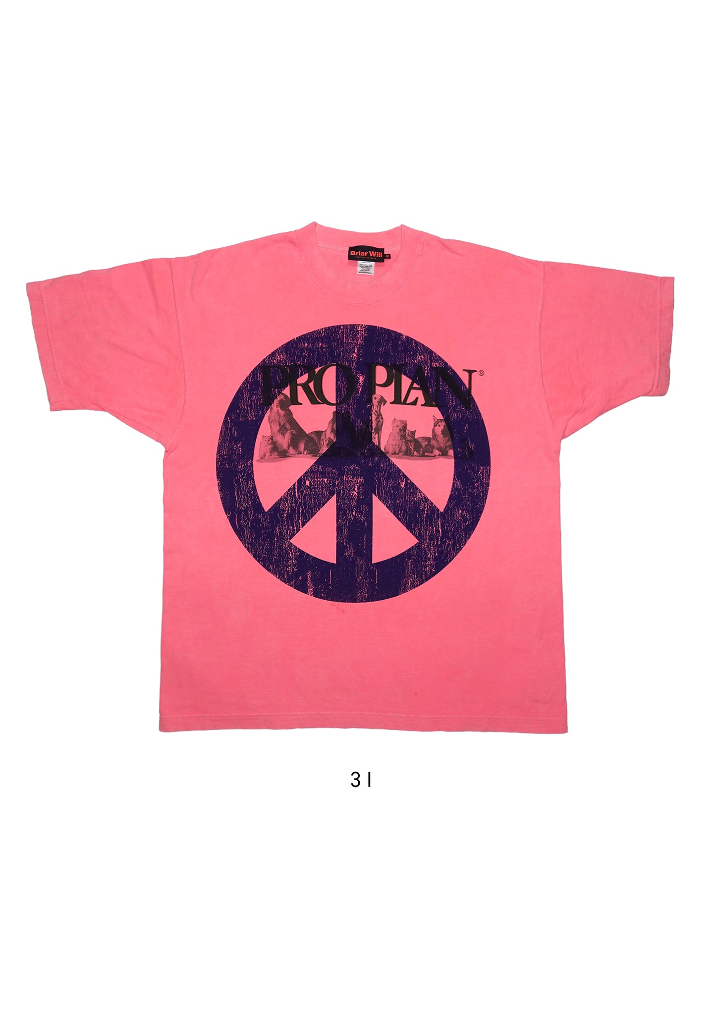 The Peace Tee | Bubblegum
