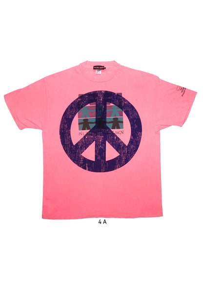 The Peace Tee | Bubblegum