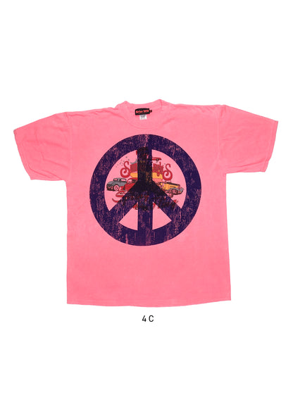 The Peace Tee | Bubblegum