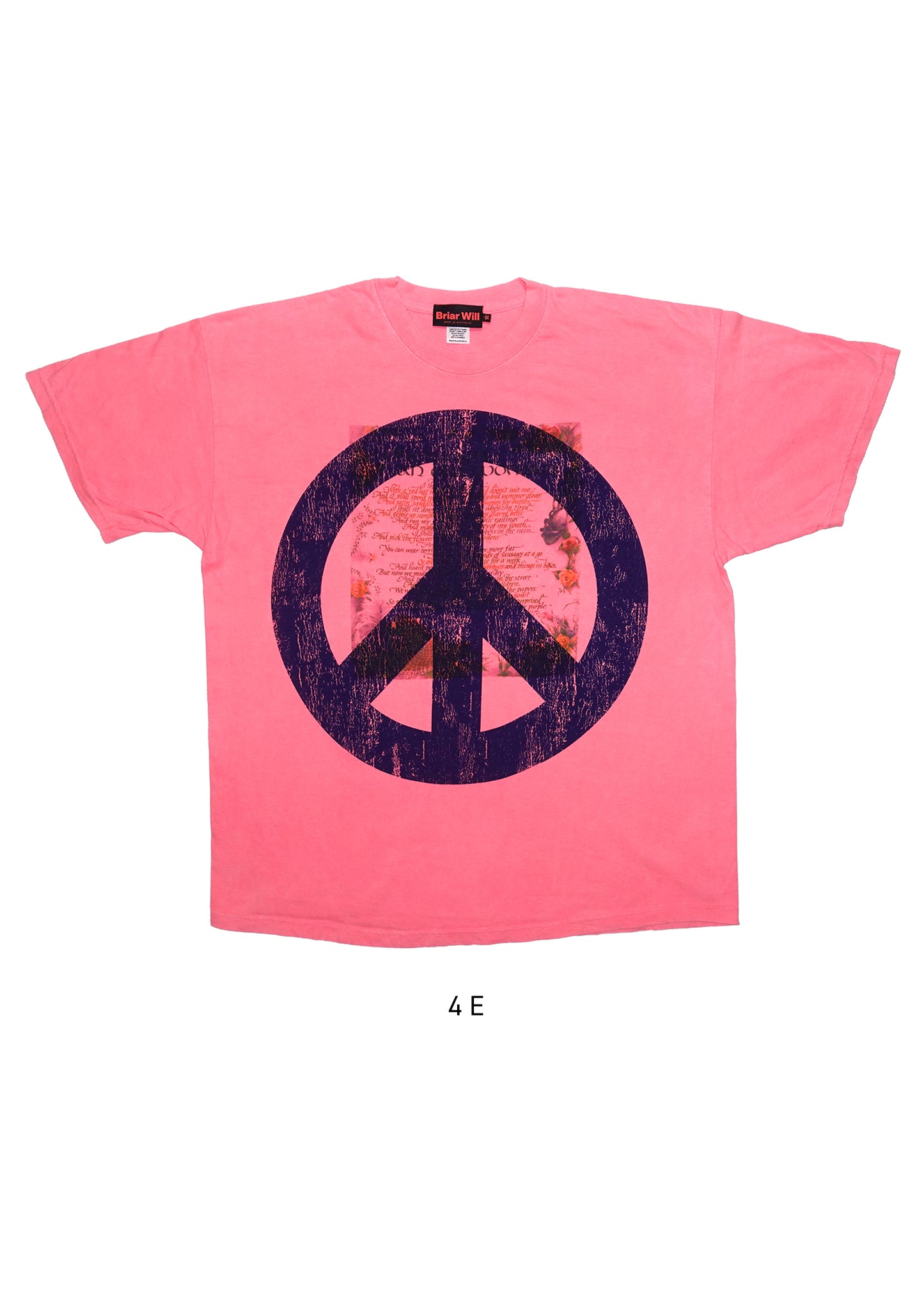 The Peace Tee | Bubblegum