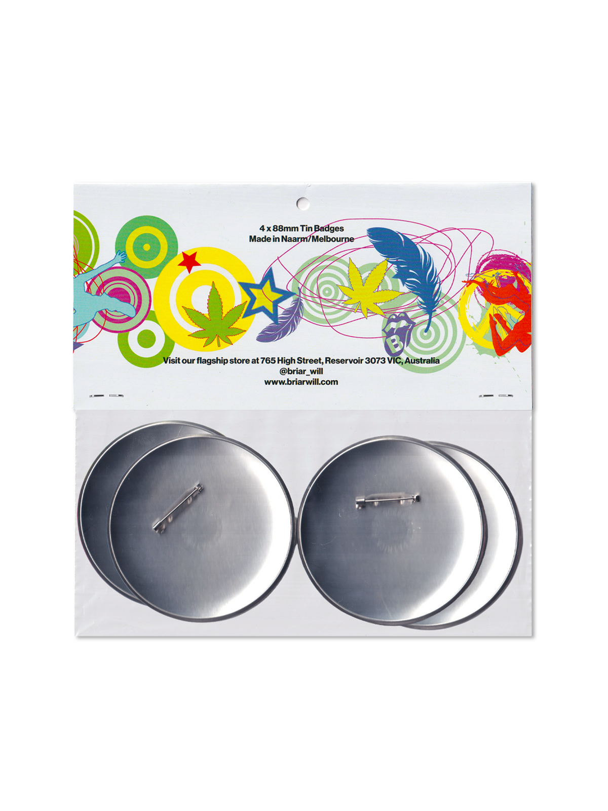 4-for-3 Pin Badge Pack