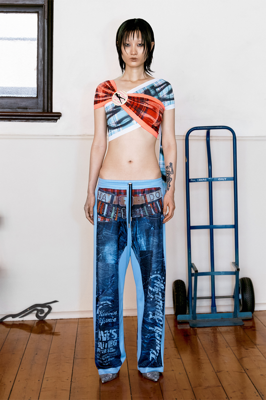 The Bailing Tracksuit Pants – Sky