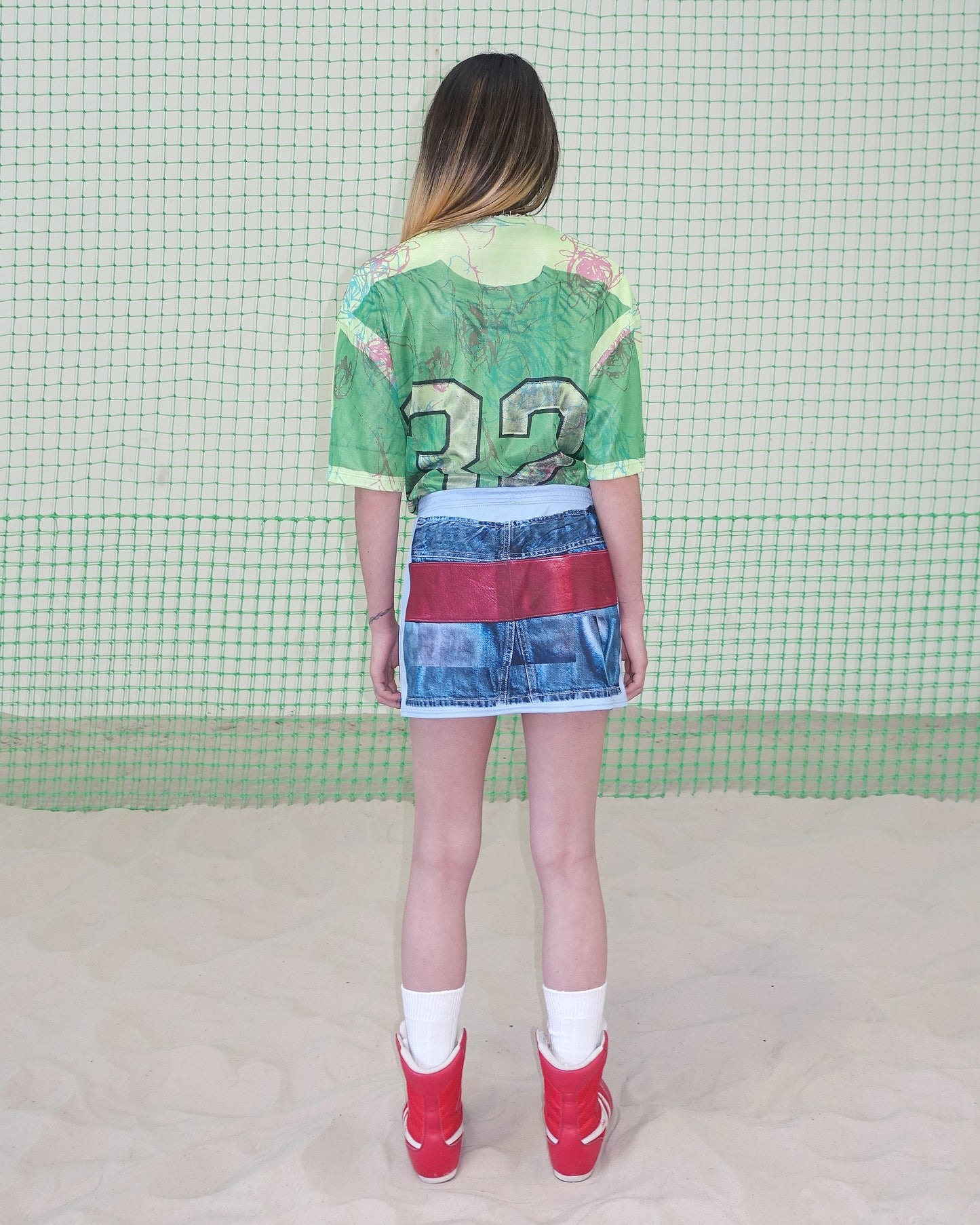 The Belt Skirt | Azure